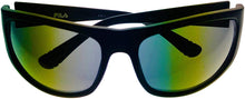Load image into Gallery viewer, Fila Mens Matte Black Rectangle Plastic Wrap Sunglass SF9347 OU28
