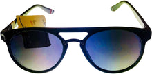 Load image into Gallery viewer, Fila Mens Black Grey Silver Front Soft Round Sunglass SF9284 Z42Y