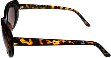 Load image into Gallery viewer, Esprit Women's ET 19455 545 Tortoise Rectangle Plastic Sunglass esprit sunglass