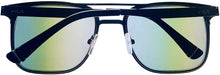 Load image into Gallery viewer, Fila Mens Shiny Dark Gunmetal Rectangle Metal Sunglass SF9949 568 Fila