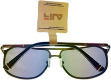 Load image into Gallery viewer, Fila Mens Dark Gunmetal Square Aviator Sunglass SF9946 597X, Medium Fila