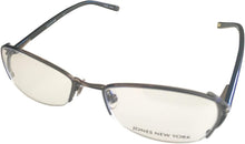 Load image into Gallery viewer, Jones New York Ophthalmic Modified Rectangle Metal Frame , J426 Gunmetal