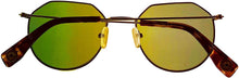 Load image into Gallery viewer, Converse Mens Soft Round Gold Metal Sunglass, Smoke Gradient Lens H117 Converse