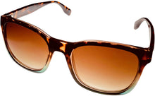 Load image into Gallery viewer, Converse Mens Tortoise Mint Plastic Rectangle Sunglass, Gradient Lens H114 Converse