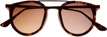 Load image into Gallery viewer, Isaac Mizrahi Womens Tortoise Round Plastic Sunglass IM31261 TT Isaac Mizrahi