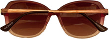 Load image into Gallery viewer, Isaac Mizrahi Womens Berry Fade Square Sunglass IM 31259 BY Isaac Mizrahi