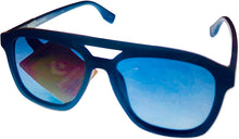 Load image into Gallery viewer, Converse Mens Matte Navy Plastic Rectangle Top Brow Aviator Sunglass, Brown Lens H108 Converse