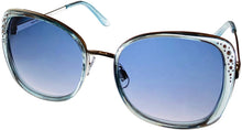 Load image into Gallery viewer, Isaac Mizrahi Womens Blue Square Plastic Sunglass IM31253 Blue Isaac Mizrahi