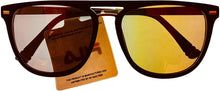 Load image into Gallery viewer, Fila Mens Matte Black Soft Square Metal Sunglass, Flash Lens SF9341 U28G Fila