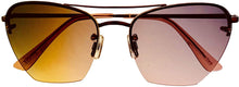 Load image into Gallery viewer, Isaac Mizrahi Womens Gunmetal Rimless Square Sunglass IM31252 GU