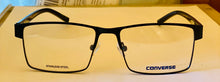 Load image into Gallery viewer, Converse Mens Black Ophthalmic Soft Rectangle Metal Frame A224 53mm