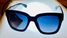 Load image into Gallery viewer, Lucky Brand Unisex Sunglasses Black Plastic Square Sycamore, Gradient Lens
