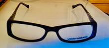Load image into Gallery viewer, Lucky Brand Womens Black Ophthalmic Soft Rectangle Plastic Michelle 51mm