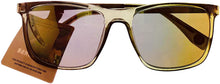 Load image into Gallery viewer, Converse Mens Crystal Plastic Rectangle Sunglass, Smoke Lens H115 Converse
