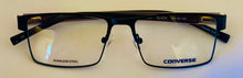 Load image into Gallery viewer, Converse Mens Black Ophthalmic Soft Rectangle Metal Frame A224 53mm