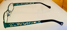 Load image into Gallery viewer, Lucky Womens Ivy Teal Metal Eyeglass Soft Rectangle 51mm