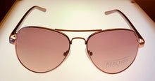 Load image into Gallery viewer, Kenneth Cole Reaction Mens Sunglass Gold Metal Aviator, Gradient Lens KC1302 28F