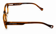 Load image into Gallery viewer, Lucky Big Kids Ophthalmic Rectangle Brown Horn Plastic Frame. D804 46mm
