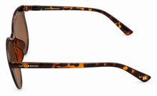 Load image into Gallery viewer, Lucky Brand Womens Tortoise Crystal Plastic Cateye Sunglass, Gradient Lens D2005
