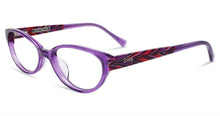 Load image into Gallery viewer, Lucky Brand Womens Eyeglass Rectangle Sunrise Purple Plastic 52mm
