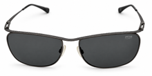 Load image into Gallery viewer, TUMI Men’s Tatara Gunmetal Stainless Steel Sunglasses ZEISS CR-39 Polarized Lens

