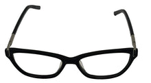 Load image into Gallery viewer, Jones New York Womens Plastic Soft Rectangle Eyewear Frame, J223 Black 49mm
