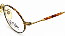 Load image into Gallery viewer, Bob Mackie Antique Gold Tortoise Oval Eyewear Metal Frame, BM 777. 47mm
