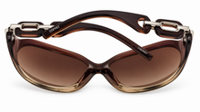 Load image into Gallery viewer, Esprit Sunglass Womens Soft Brown Fade Oversized Rectangle, ET 19400 535
