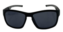 Load image into Gallery viewer, Timberland Sunglass Mens Matte Black Plastic Wrap, Smoke Lens TB7274. 2A
