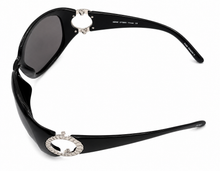 Load image into Gallery viewer, Esprit Women's Sunglasses Plastic Large Rectangle Wrap Black ET19291 538

