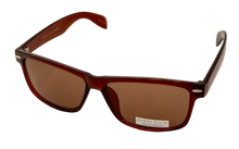 Load image into Gallery viewer, Perry Ellis Sunglass Mens Navy Brown Plastic Rectangle Brown  Lens PE27. 2
