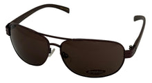 Load image into Gallery viewer, Perry Ellis Medium Brown Men Sunglass Metal Aviator , Brown Lens PE21 5
