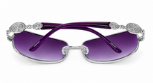 Load image into Gallery viewer, Share Esprit Sunglass Womens Silver Violet Fashion Aviator, Violet Lens 19324 517
