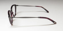 Load image into Gallery viewer, Jones New York Women's Purple Cateye Plastic Eyewear Frame J235 Purple. 49mm
