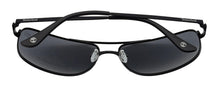 Load image into Gallery viewer, Timberland Sunglass Mens Black Metal Rectangle Aviator, Polarized Lens TB7202 2A

