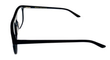 Load image into Gallery viewer, Perry Ellis Black Mens Plastic Square Eyewear Frame 393 Black 53mm
