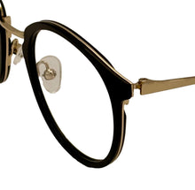 Load image into Gallery viewer, Jones New York Mens Black Round Plastic Eyewear Frame, J772. 48mm
