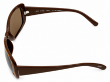 Load image into Gallery viewer, Esprit Women's Sunglasses Plastic Rectangle Wrap Brown Snake/Brown ET19306 535
