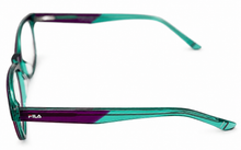 Load image into Gallery viewer, Fila Big Kids Purple Soft Square Plastic Eyewear Frame VF9457 48mm
