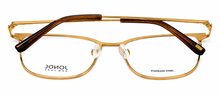 Load image into Gallery viewer, Jones New York Gold Mens Metal Rectangle Eyewear Frame, J495 54mm
