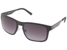 Load image into Gallery viewer, Guess Mens Satin Grey Rectangle Wrap Sunglasses, Silver Mirror Lens. GF0197. 20C
