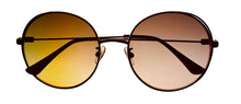 Load image into Gallery viewer, Lucky Brand Womens Brown Round Metal Sunglass, Brown Gradient Lens D2003
