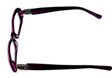 Load image into Gallery viewer, Jones New York Purple Mens Plastic Rectangle Eyewear Frame, J741 52mm
