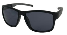 Load image into Gallery viewer, Timberland Sunglass Mens Matte Black Plastic Wrap, Smoke Lens TB7274. 2A
