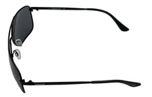 Load image into Gallery viewer, Timberland Sunglass Mens Black Metal Rectangle Aviator, Polarized Lens TB7202 2A
