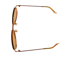Load image into Gallery viewer, Kenneth Cole Reaction Mens Rose Gold Front Mount Aviator Sunglass KC1354. 28T
