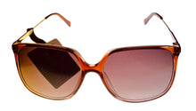 Load image into Gallery viewer, Lucky Brand Womens Brown Blush Plastic Square Sunglass, Gradient Lens SLBD 121

