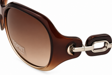 Load image into Gallery viewer, Esprit Sunglass Womens Soft Brown Fade Oversized Rectangle, ET 19400 535
