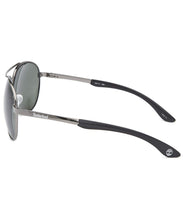Load image into Gallery viewer, Timberland Mens Sunglass Gunmetal / Metal Aviator, Green Lens TB7114 8N
