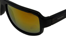 Load image into Gallery viewer, Timberland Sunglass Mens Shiny Black Plastic Rectangle, Mirror Lens TU00018. 1U
